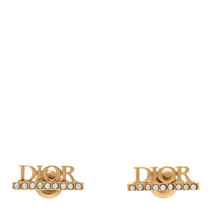 Christian Dior Crystal Dio(r)evolution Earrings Gold 1 of 5