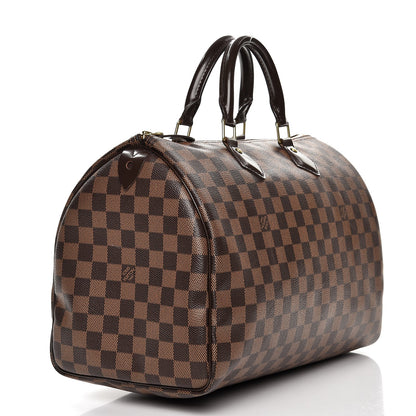 Louis Vuitton Damier Ebene Speedy 35 3 of 14