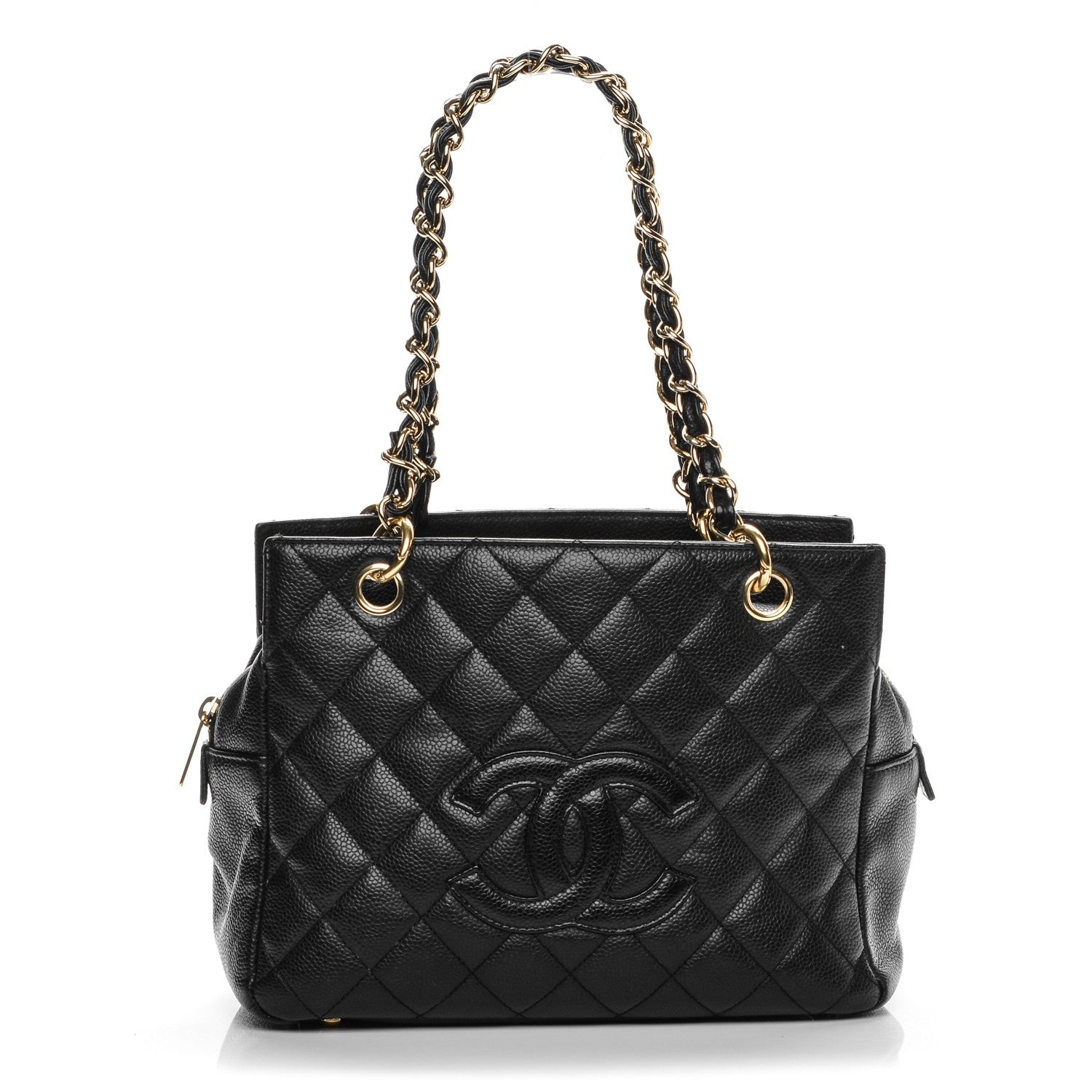 Chanel Caviar Quilted Petit Timeless Tote PTT Black 1 of 7