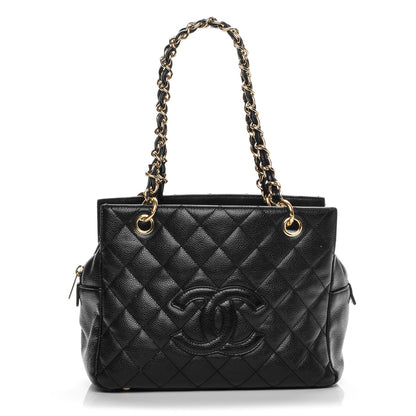 Chanel Caviar Quilted Petit Timeless Tote PTT Black 1 of 7