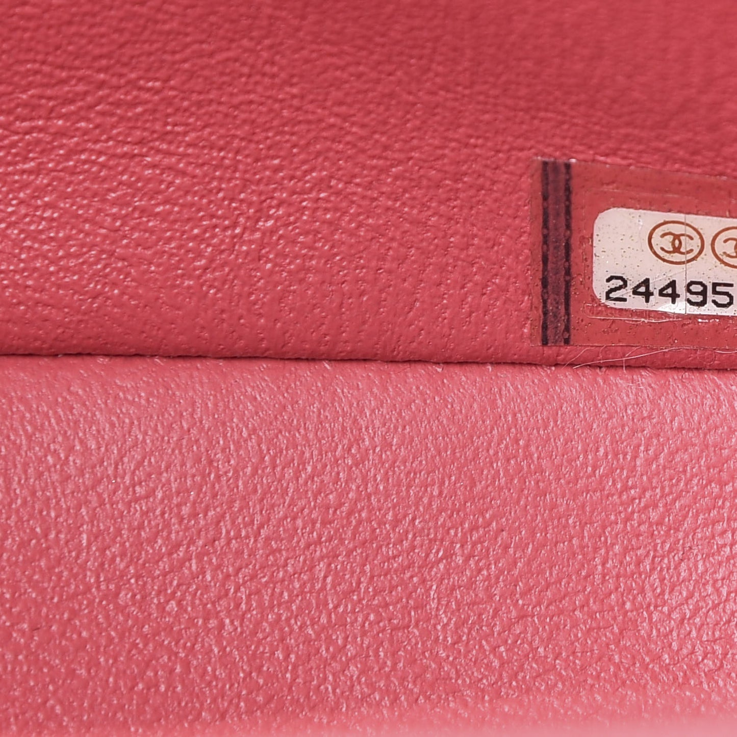 Lambskin Chevron Quilted Mini Rectangular Flap Pink