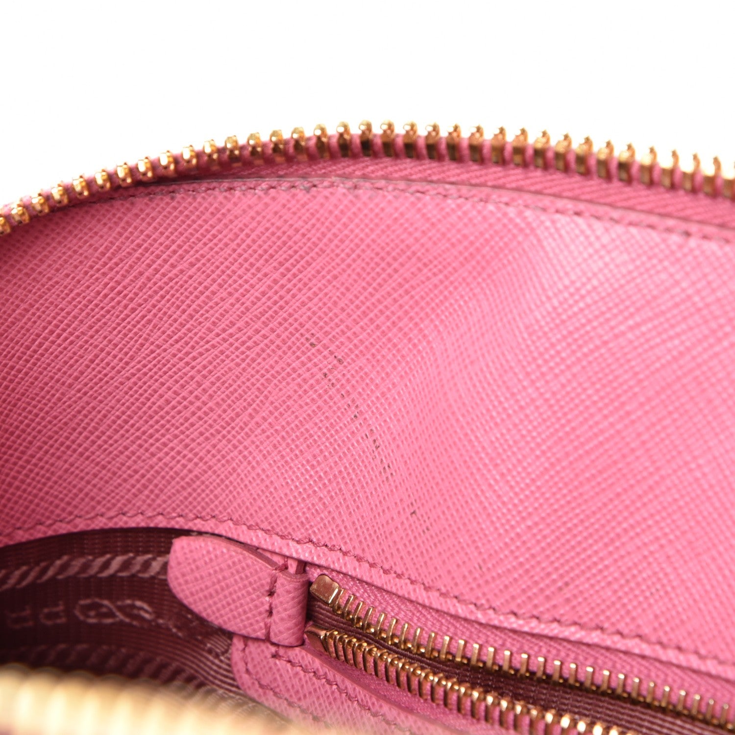 Prada Saffiano Lux Large Promenade Tote Begonia 11 of 12
