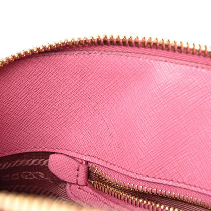 Prada Saffiano Lux Large Promenade Tote Begonia 11 of 12