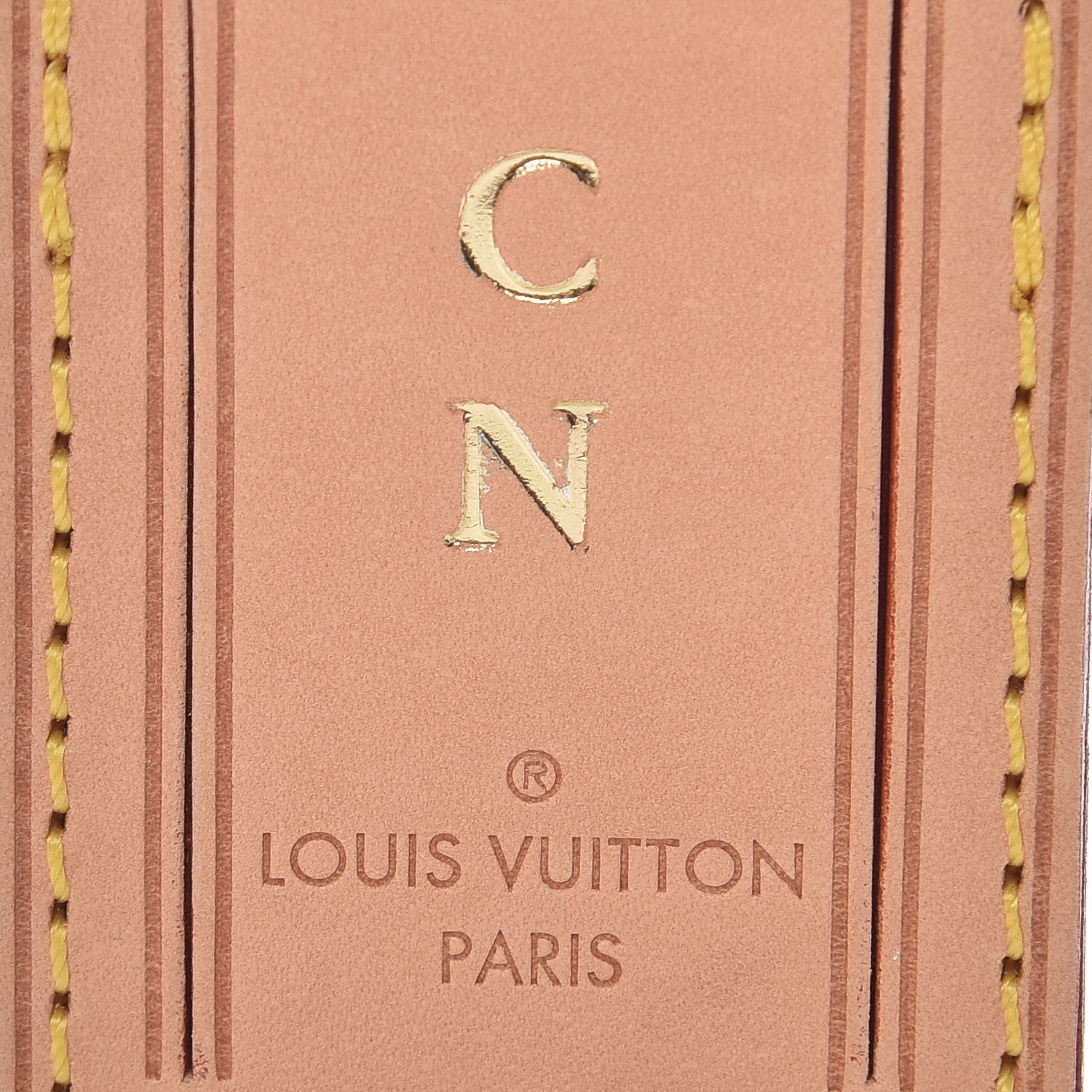 Louis Vuitton Vachetta Luggage Tag 2 of 3