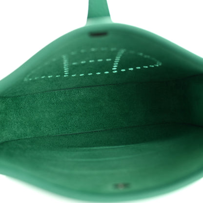 Hermes Taurillon Clemence Evelyne TPM Vert Jade 5 of 13