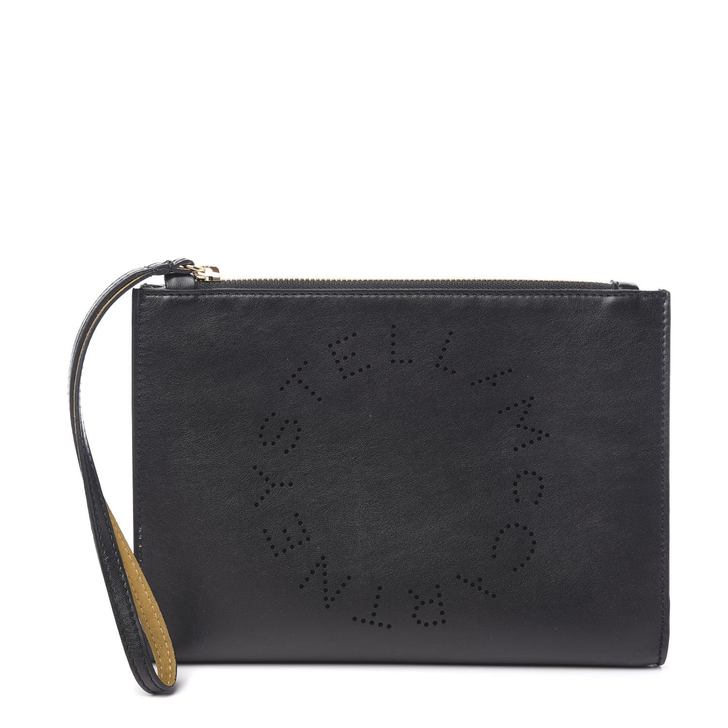 Alter Nappa Perforated Logo Pouch Black