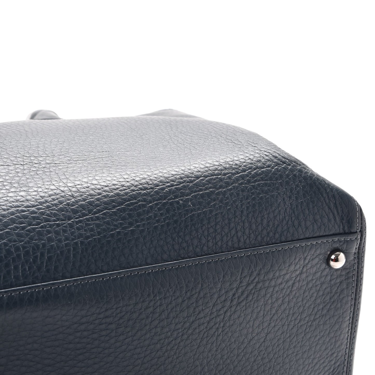 Deerskin Cerf Executive Shopper Tote Dark Blue