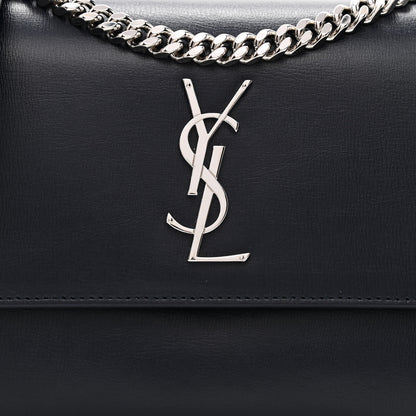 Saint Laurent Calfskin Medium Monogram Sunset Navy 7 of 10