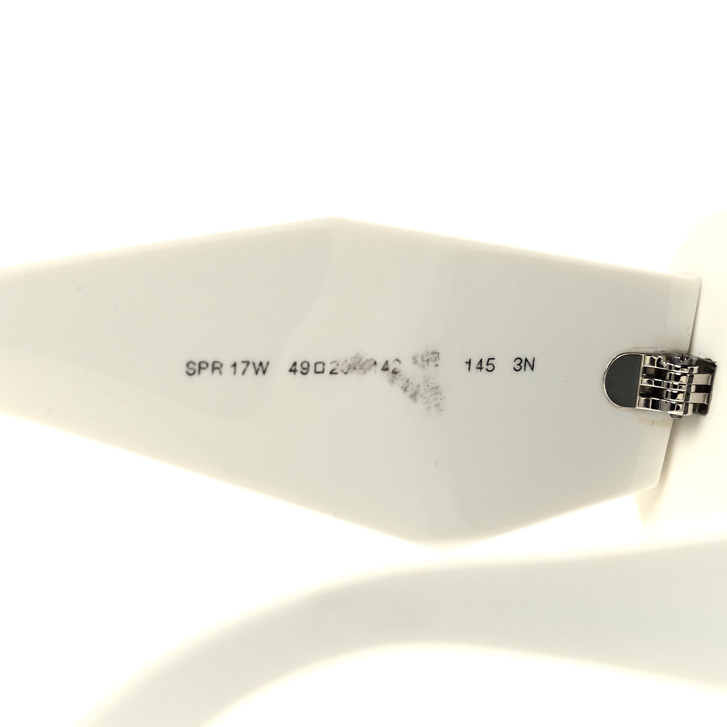 Acetate Symbole Sunglasses SPR 17W White