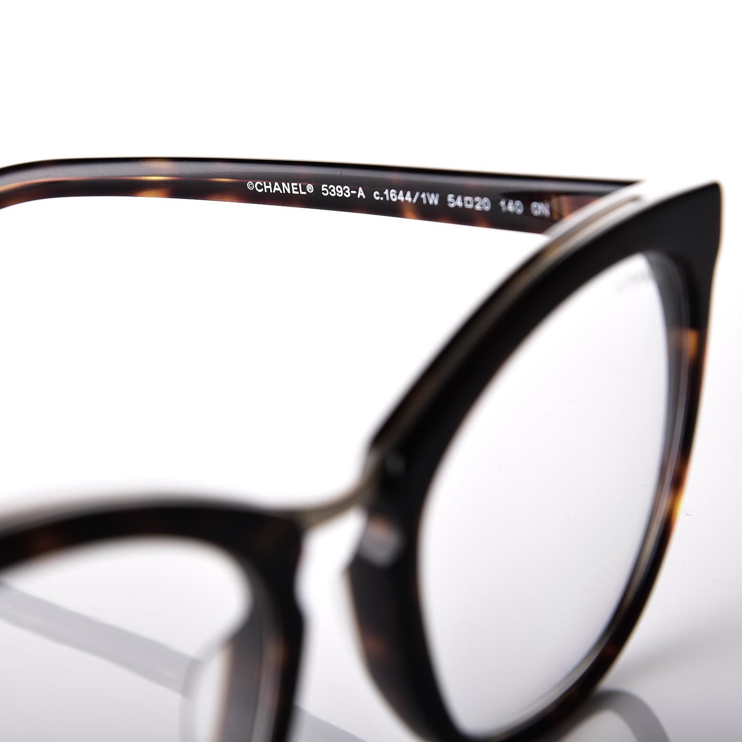 Clip On Sunglasses 5393-A Tortoise Beige