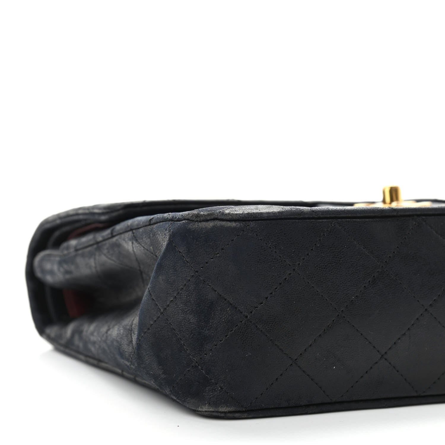 Chanel Lambskin Quilted Medium Double Flap Black 10 of 23