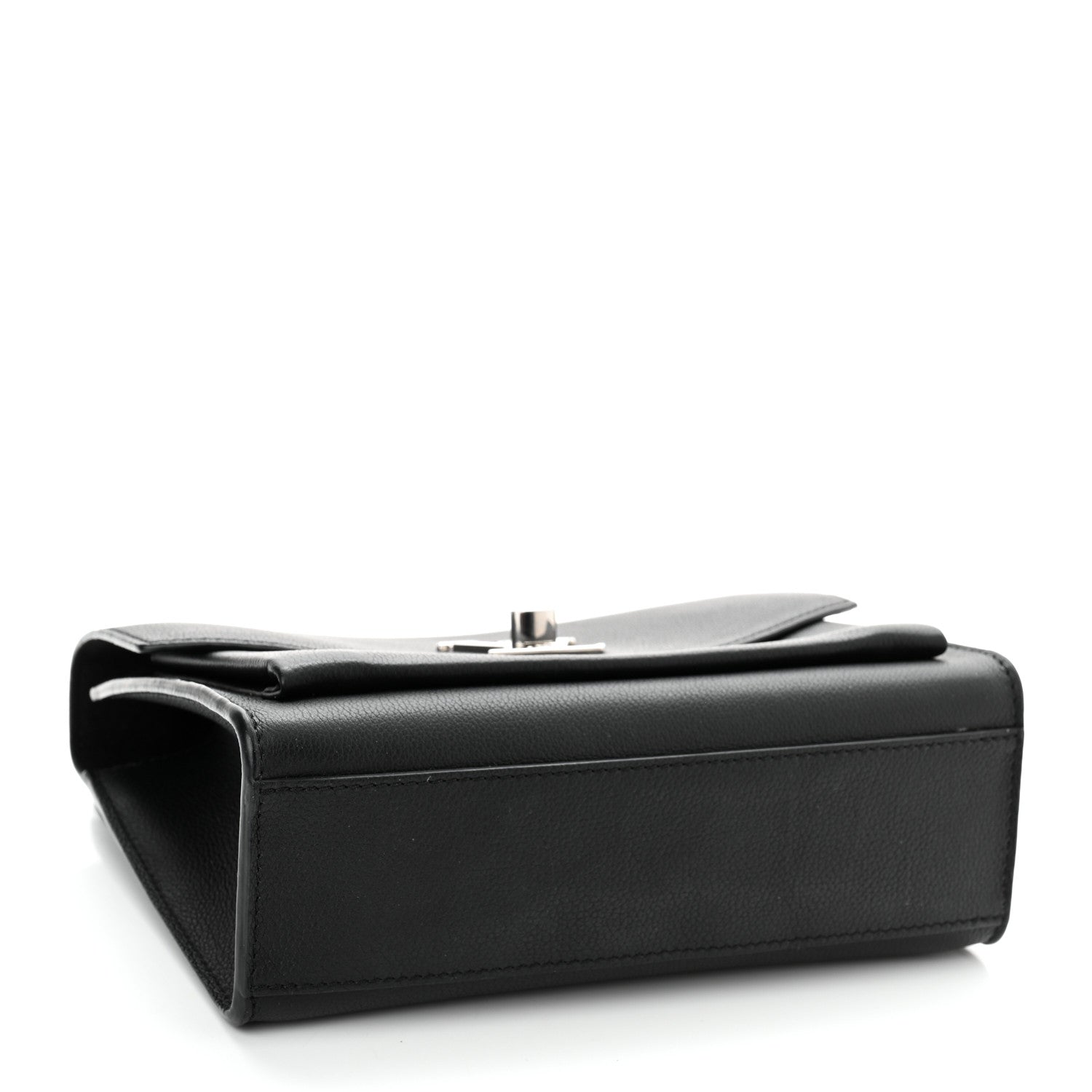 Louis Vuitton Soft Calfskin Mylockme Chain Bag BB Black 4 of 11
