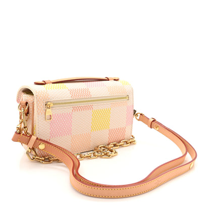 Louis Vuitton Damier Giant Pochette Metis East West Peach 2 of 11