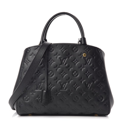 Louis Vuitton Empreinte Montaigne MM Black 1 of 10