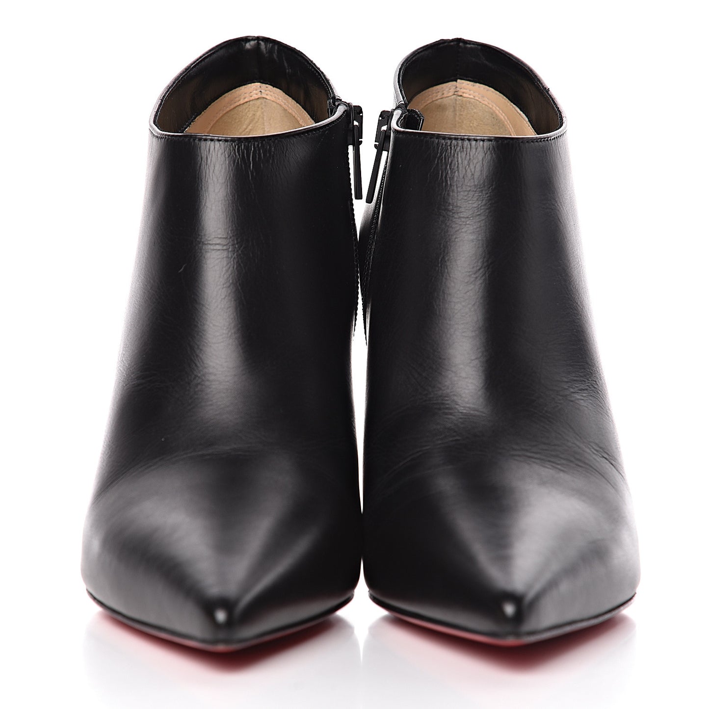 Calfskin Gorgona 85 Ankle Boots 40 Black