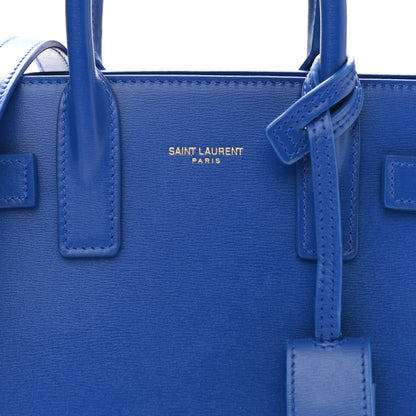 Saint Laurent Calfskin Nano Sac De Jour Royal Blue 7 of 9