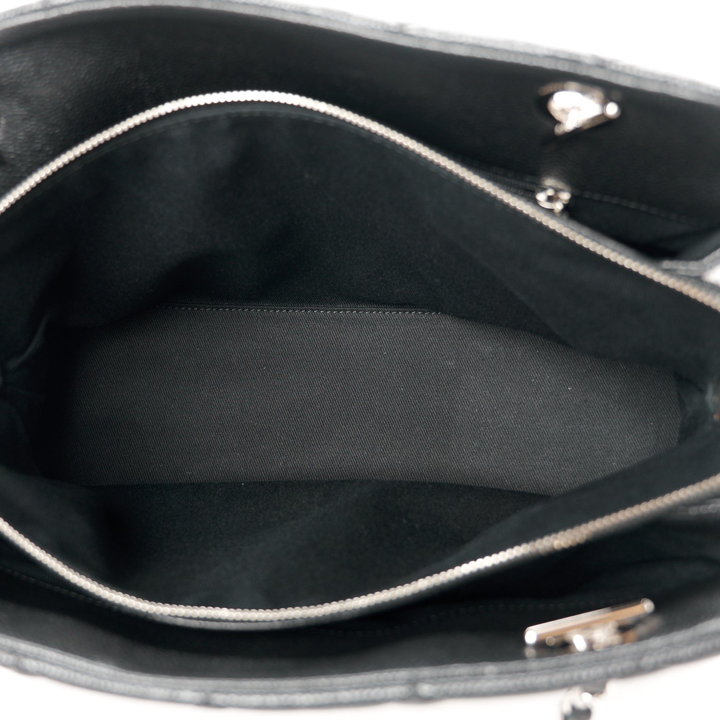 Caviar Quilted Timeless CC Soft Tote Black