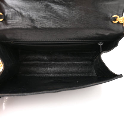 Chanel Crocodile Tassel Envelope Flap Black 5 of 13