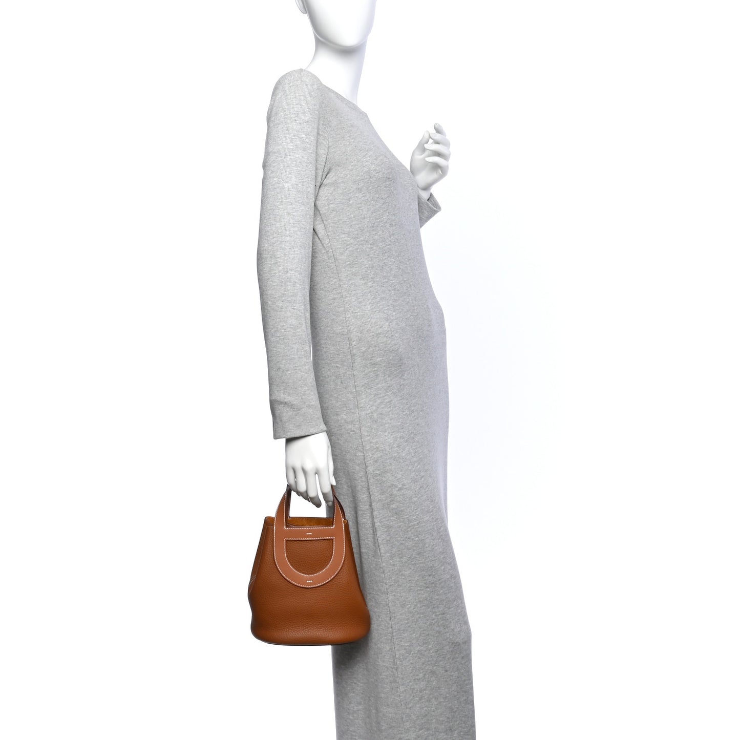 Taurillon Clemence Swift In-The-Loop 18 Bag Gold