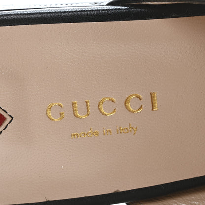 Gucci Malaga Kid Web Womens Princetown Slippers 37 Black 8 of 9