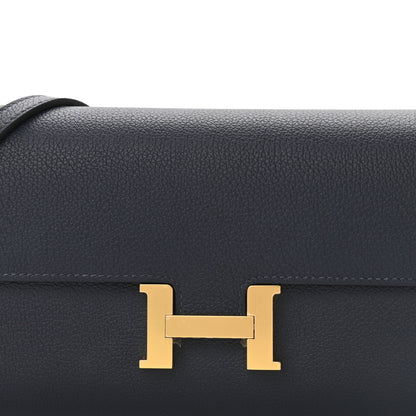 Hermes Evercolor Constance Wallet To Go Bleu Nuit 8 of 11