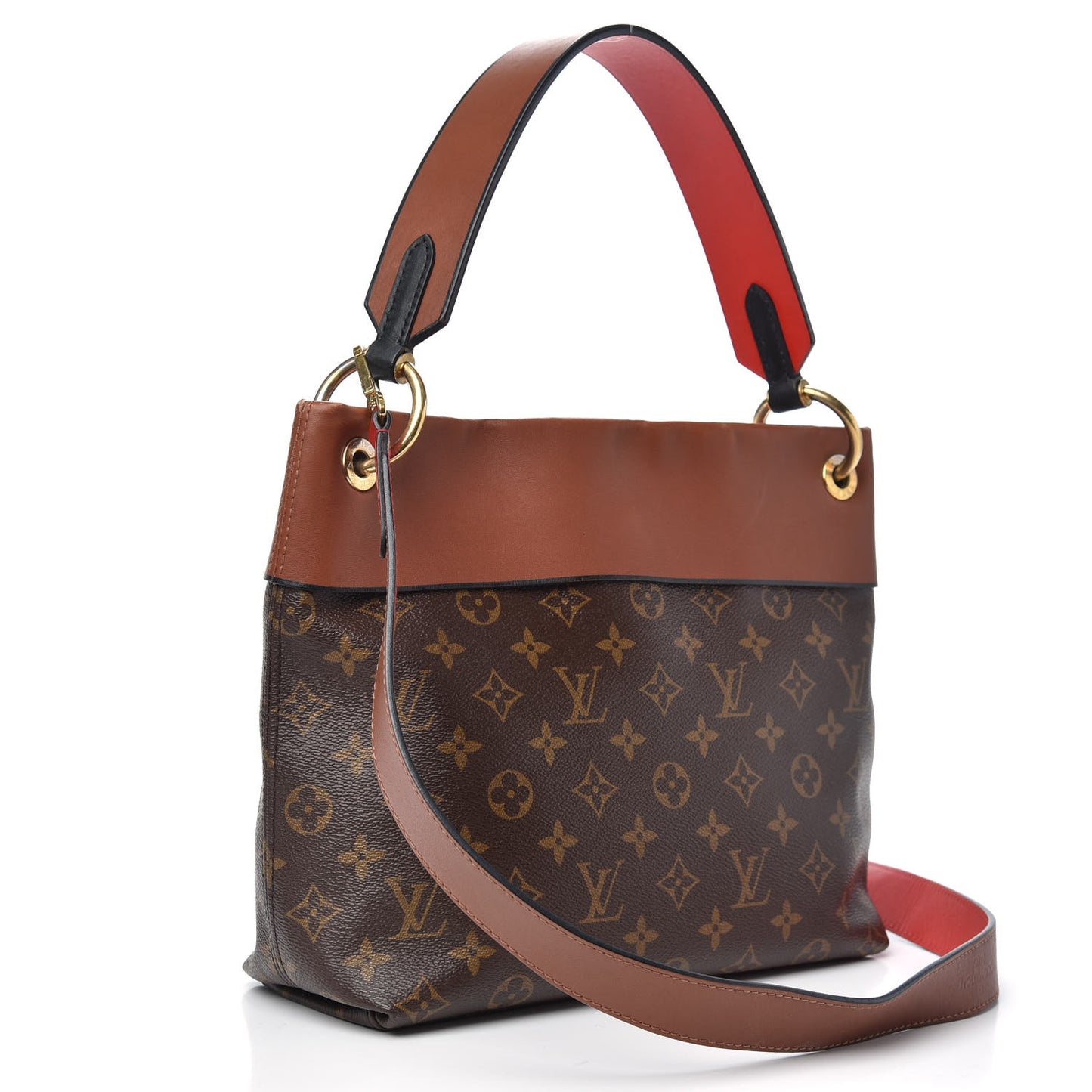 Monogram Tuileries Besace Caramel Rouge