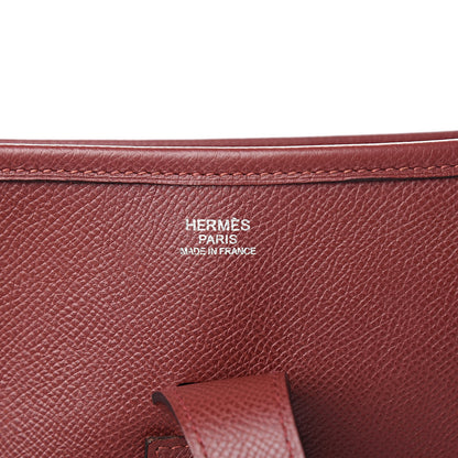 Hermes Epsom Evelyne III GM Rouge H 6 of 19