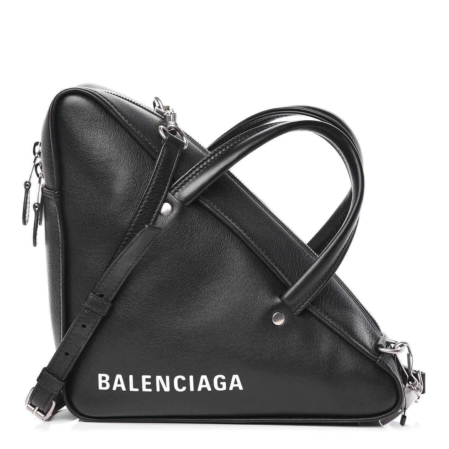 Balenciaga Calfskin S Triangle Duffle Black 1 of 9