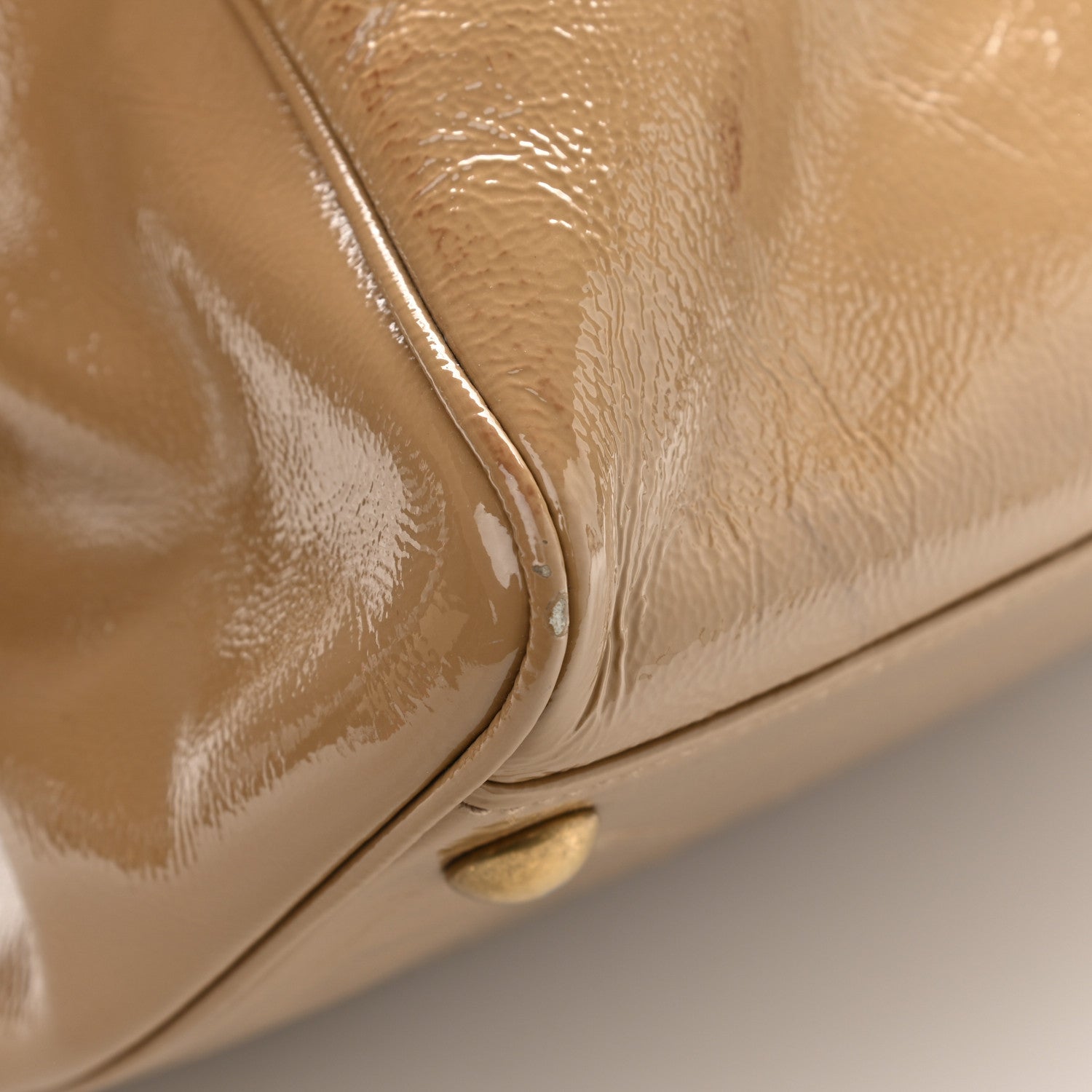 Saint Laurent Patent Medium Majorelle Beige 9 of 27