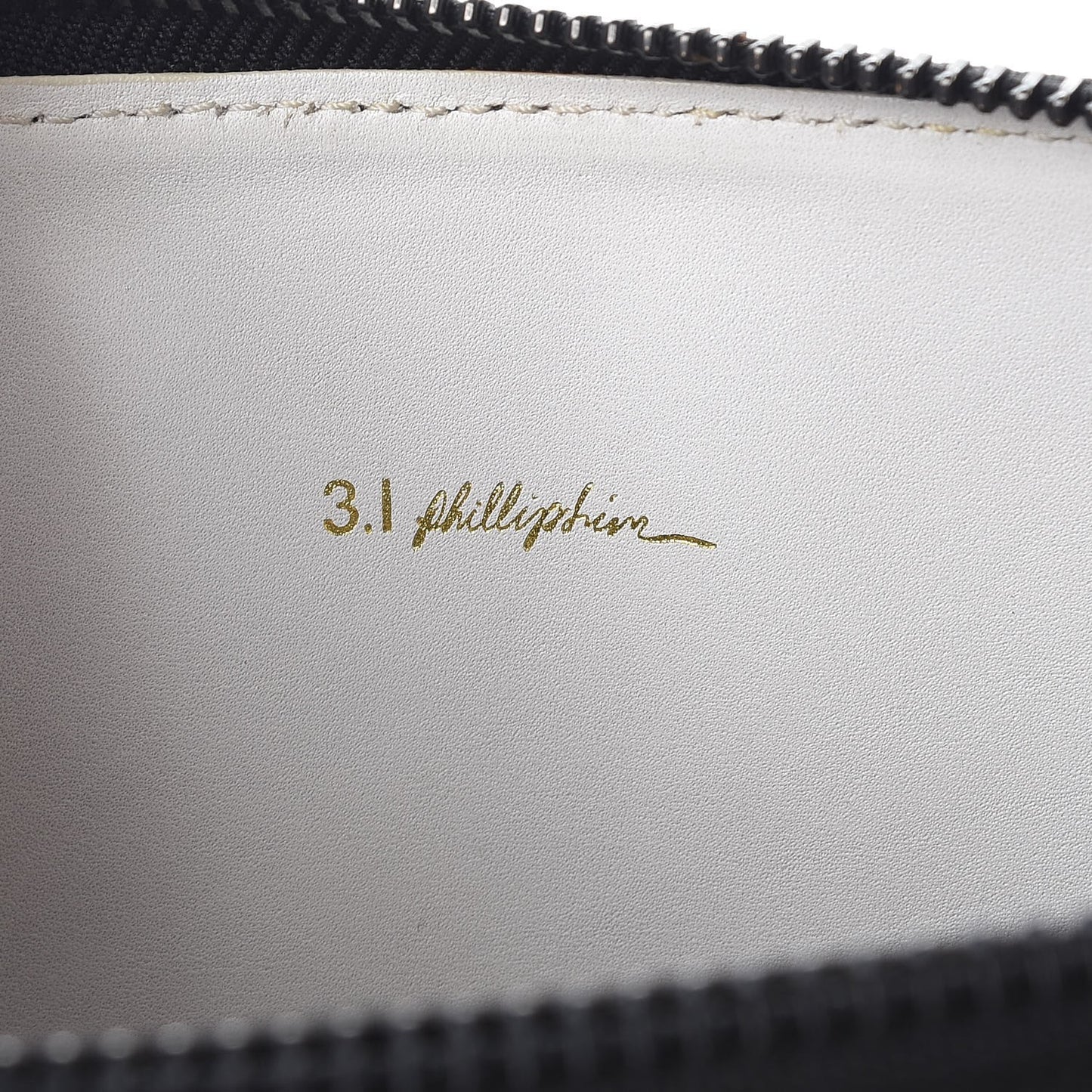 3.1 Calfskin PVC Patchwork 31 Minute Bang Zip Cosmetic Case Multicolor
