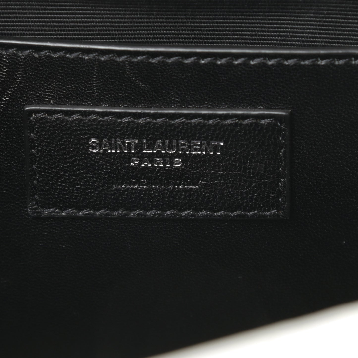 Grain De Poudre Textured Mixed Matelasse Medium Triquilt Monogram Satchel Blanc Vintage