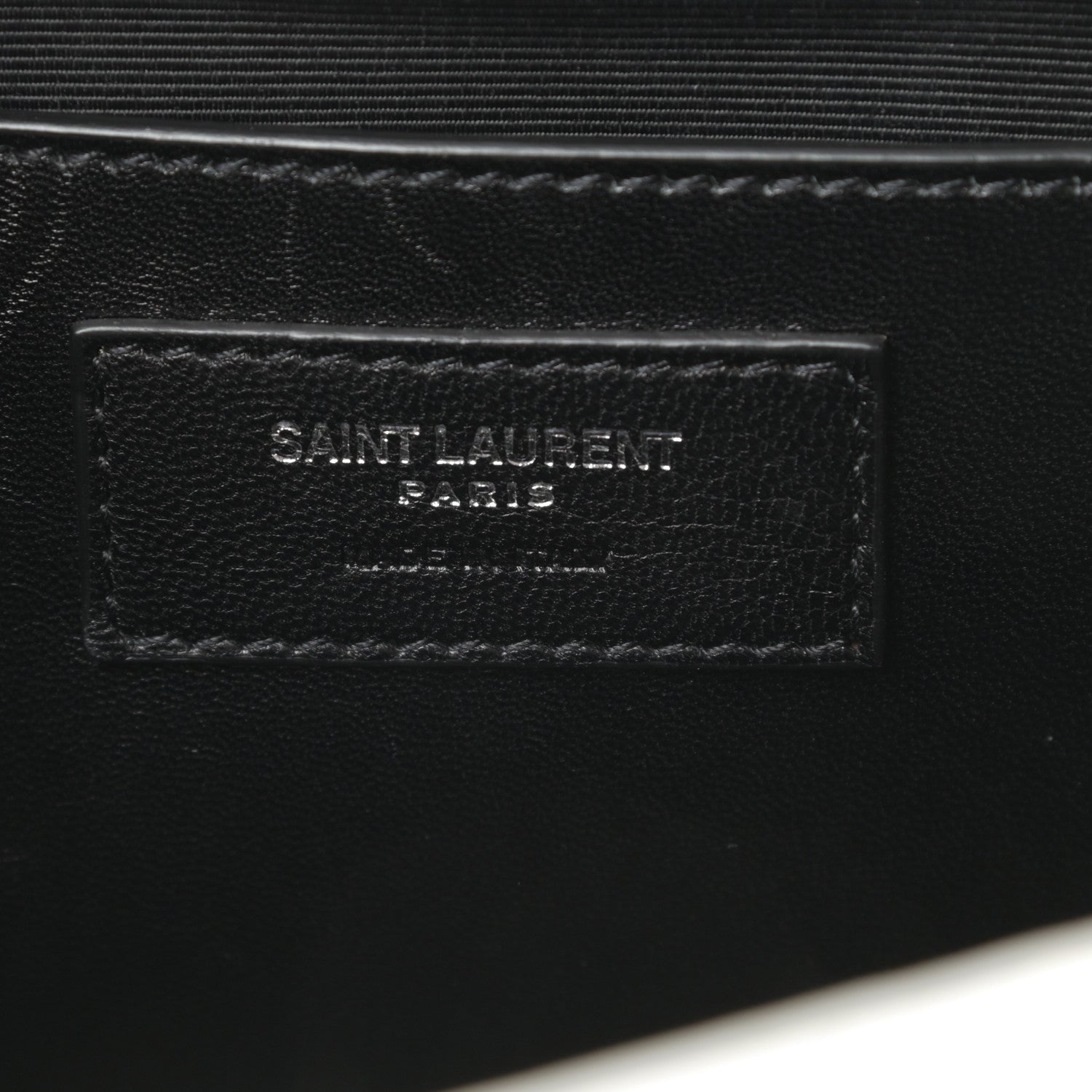 Saint Laurent Grain De Poudre Textured Mixed Matelasse Medium Triquilt Monogram Satchel Blanc Vintage 6 of 21