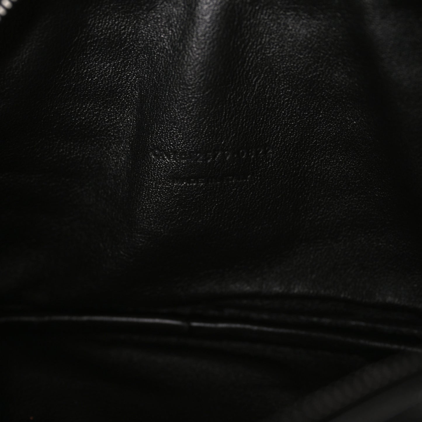 Grain De Poudre Matelasse Monogram Mini Lou Camera Bag Black