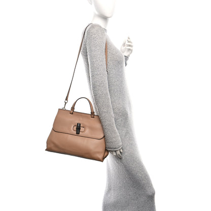Gucci Cellarius Calfskin Small Bamboo Daily Top Handle Bag Camelia 2 of 11