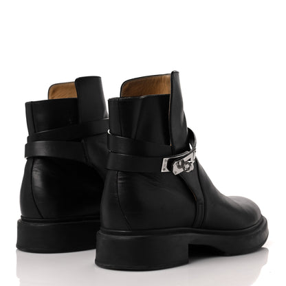 Hermes Calfskin Veo Ankle Boots 41.5 Black 4 of 8