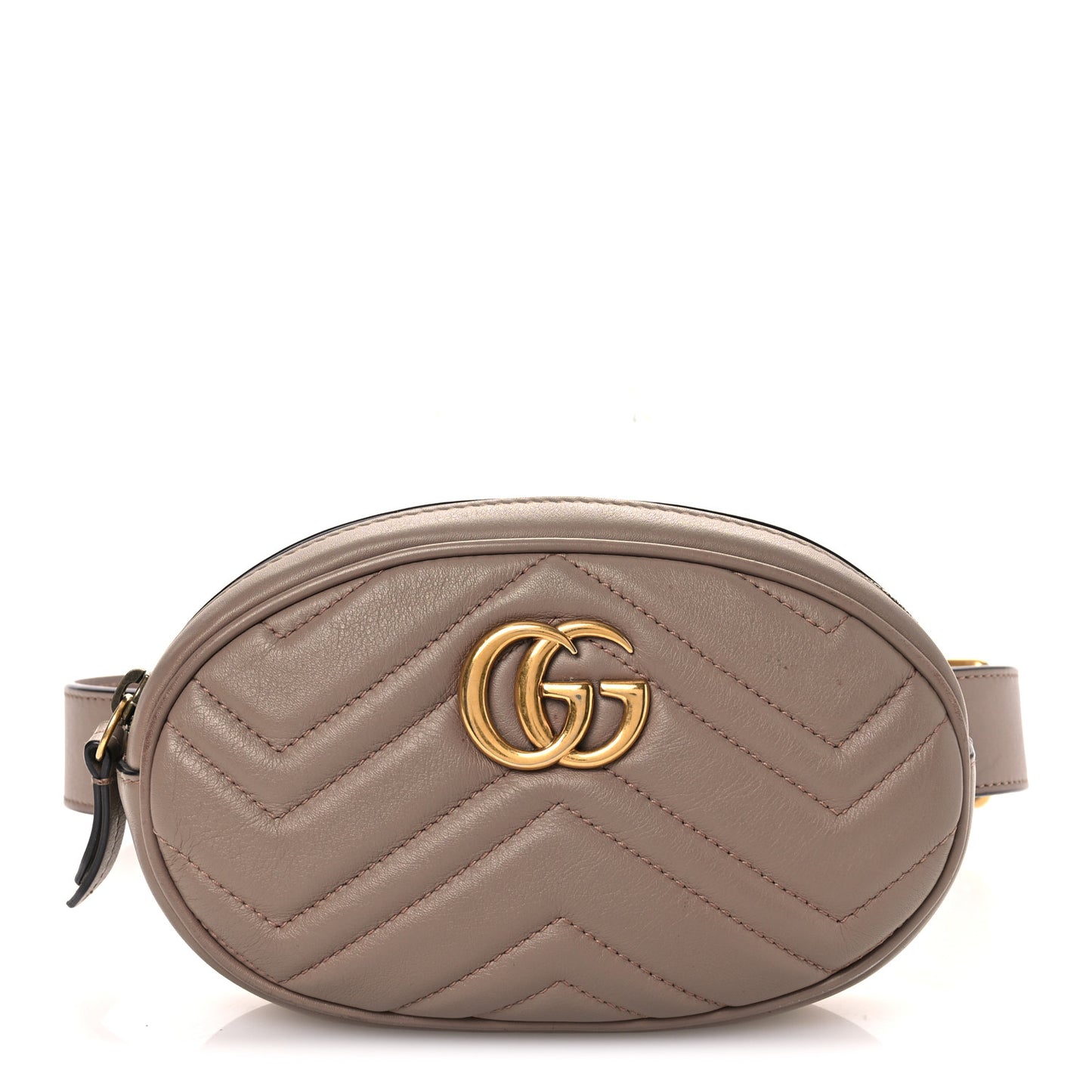 Calfskin Matelasse GG Marmont Belt Bag 75 30 Porcelain Rose