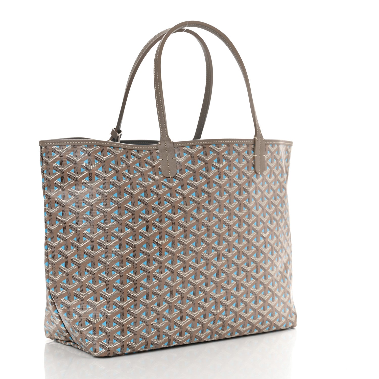 Goyard Goyardine Saint Louis Claire Voie PM Grege Turquoise 4 of 12