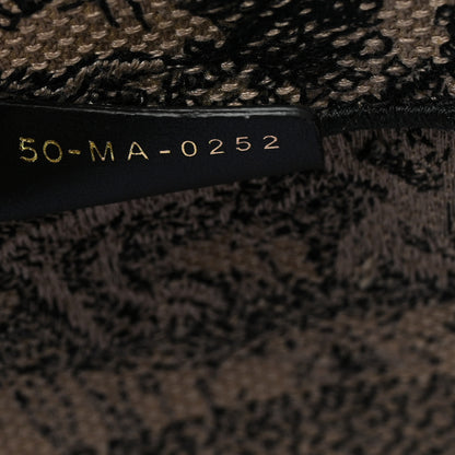 Christian Dior Canvas Embroidered Medium Dioriviera Toile De Jouy Book Tote Black 6 of 8