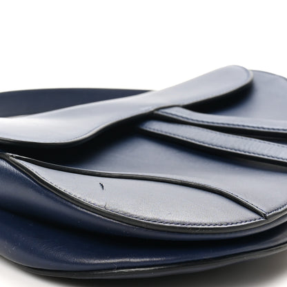 Christian Dior Calfskin Saddle Bag  Indigo Blue 9 of 11