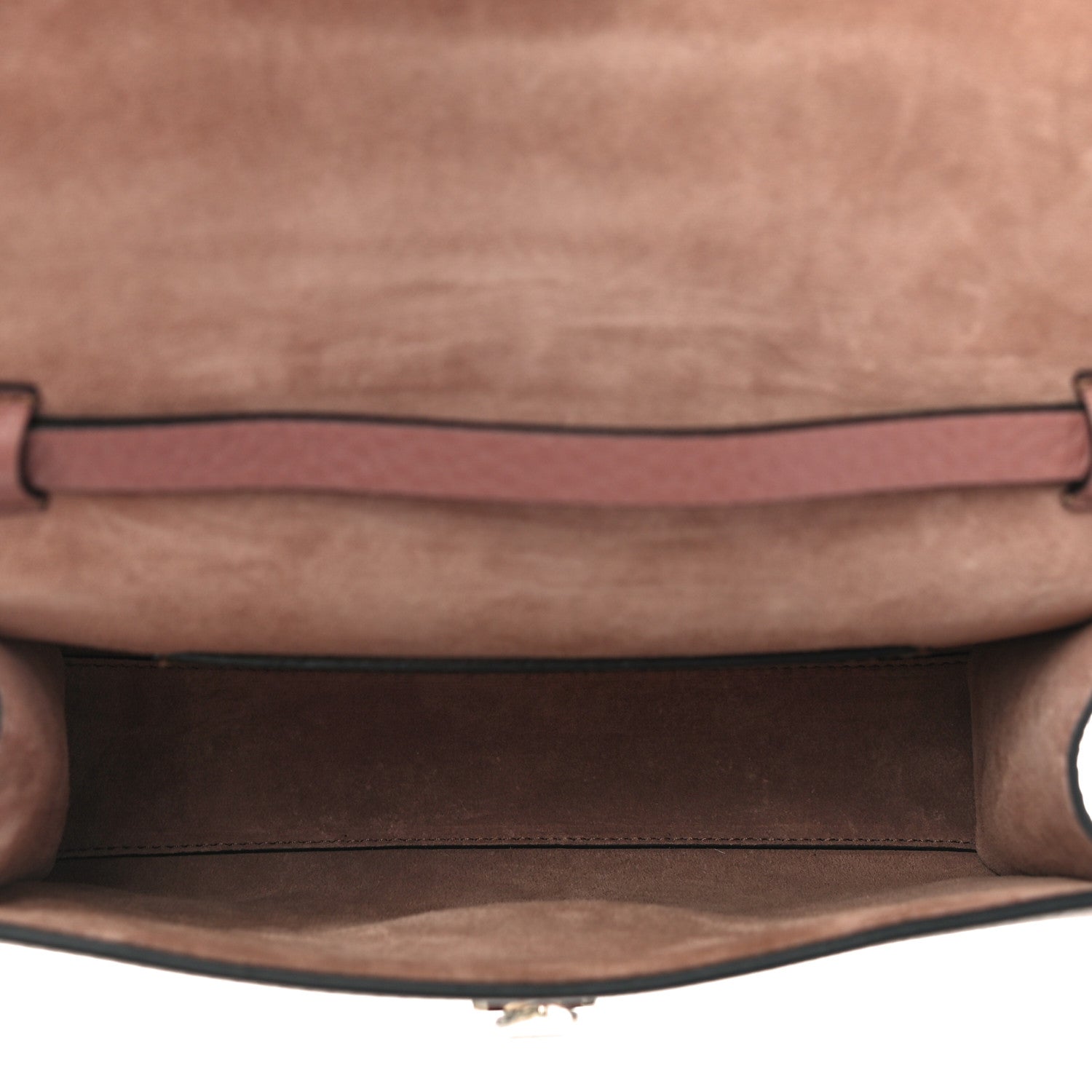 Valentino Garavani Pebbled Calfskin Medium Rockstud Flip Lock Crossbody Bag Dark Nude 4 of 11
