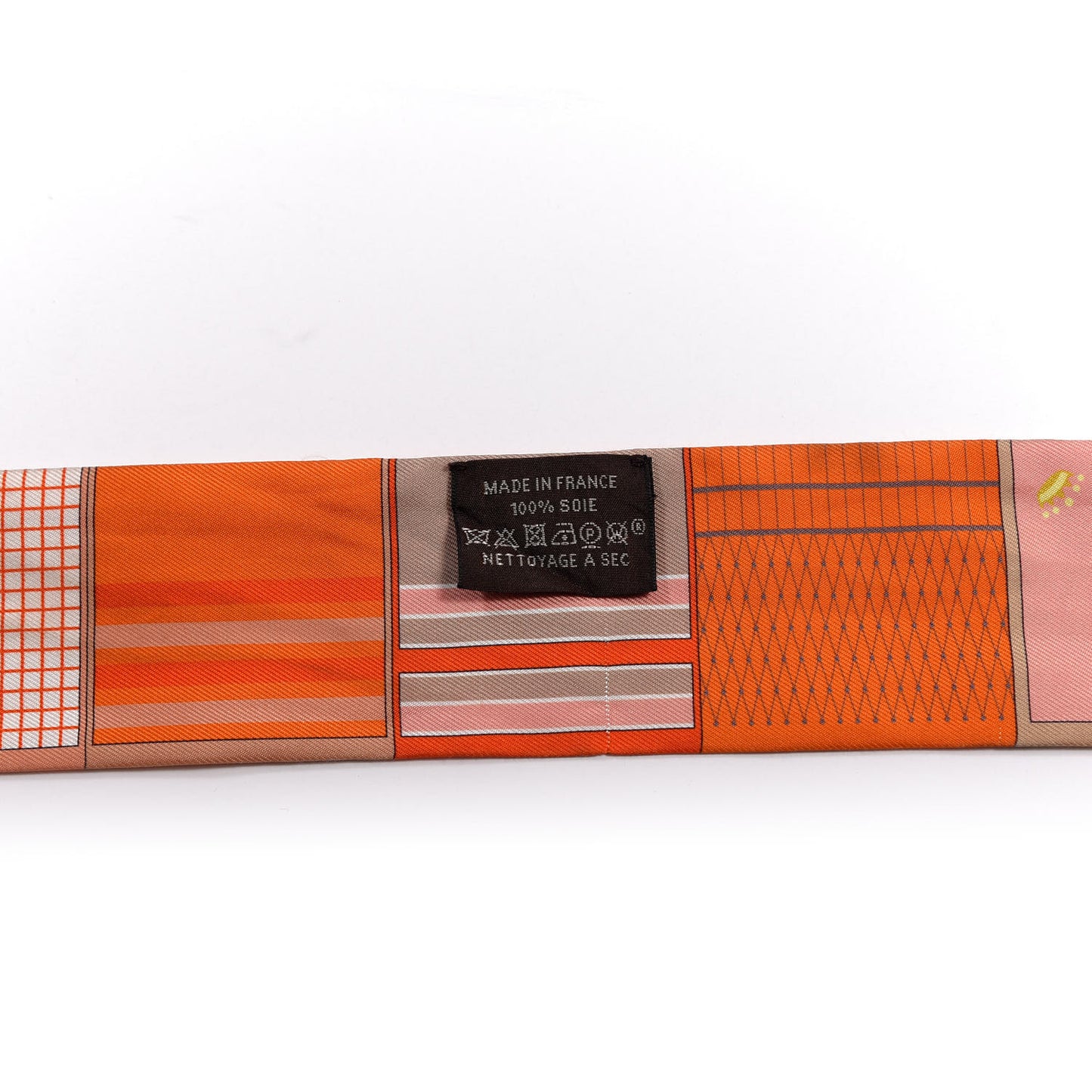 Silk Couvertures Nouvelles Twilly Orange Jaune Capucine