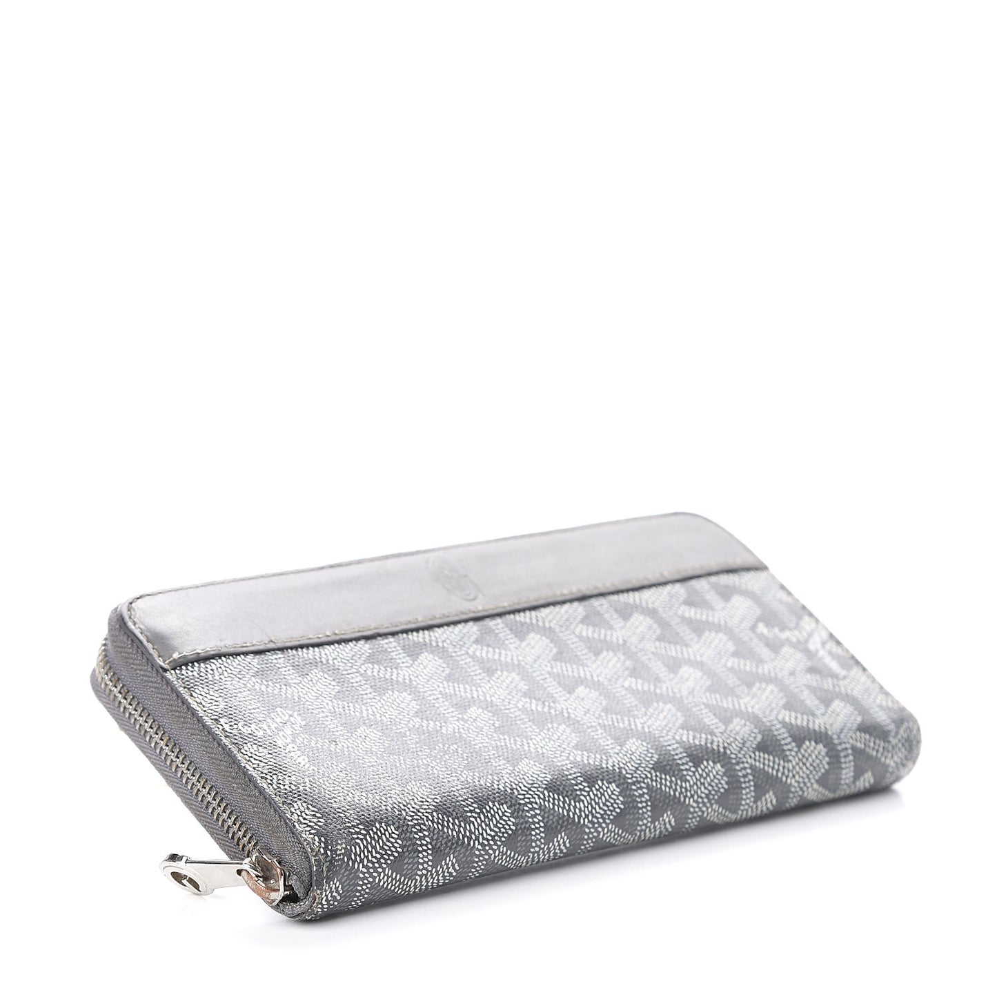 Goyardine Matignon Zip Around GM Wallet Grey