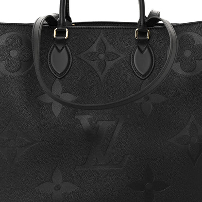 Louis Vuitton Empreinte Monogram Giant Onthego GM Black 7 of 9
