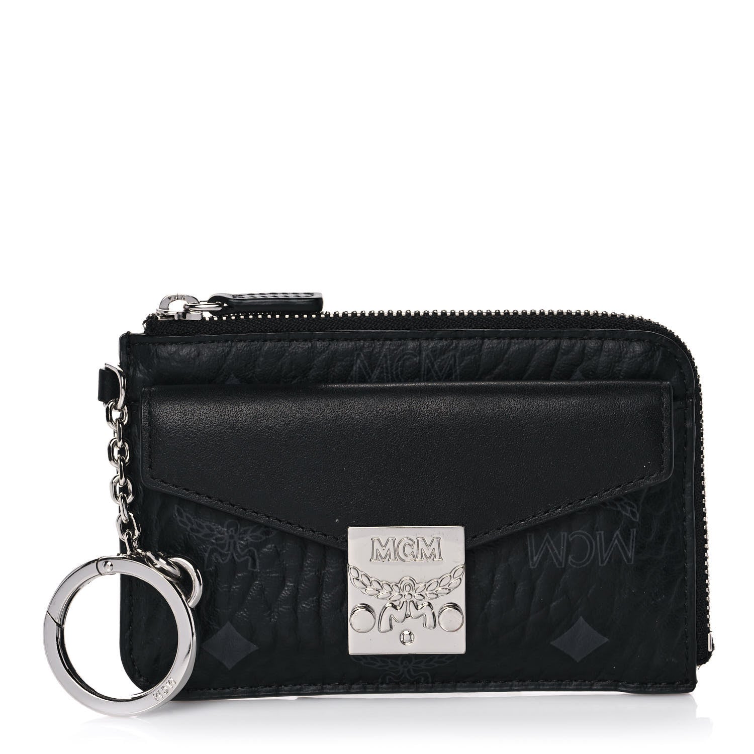 MCM Visetos Patricia Card Case Black 1 of 10