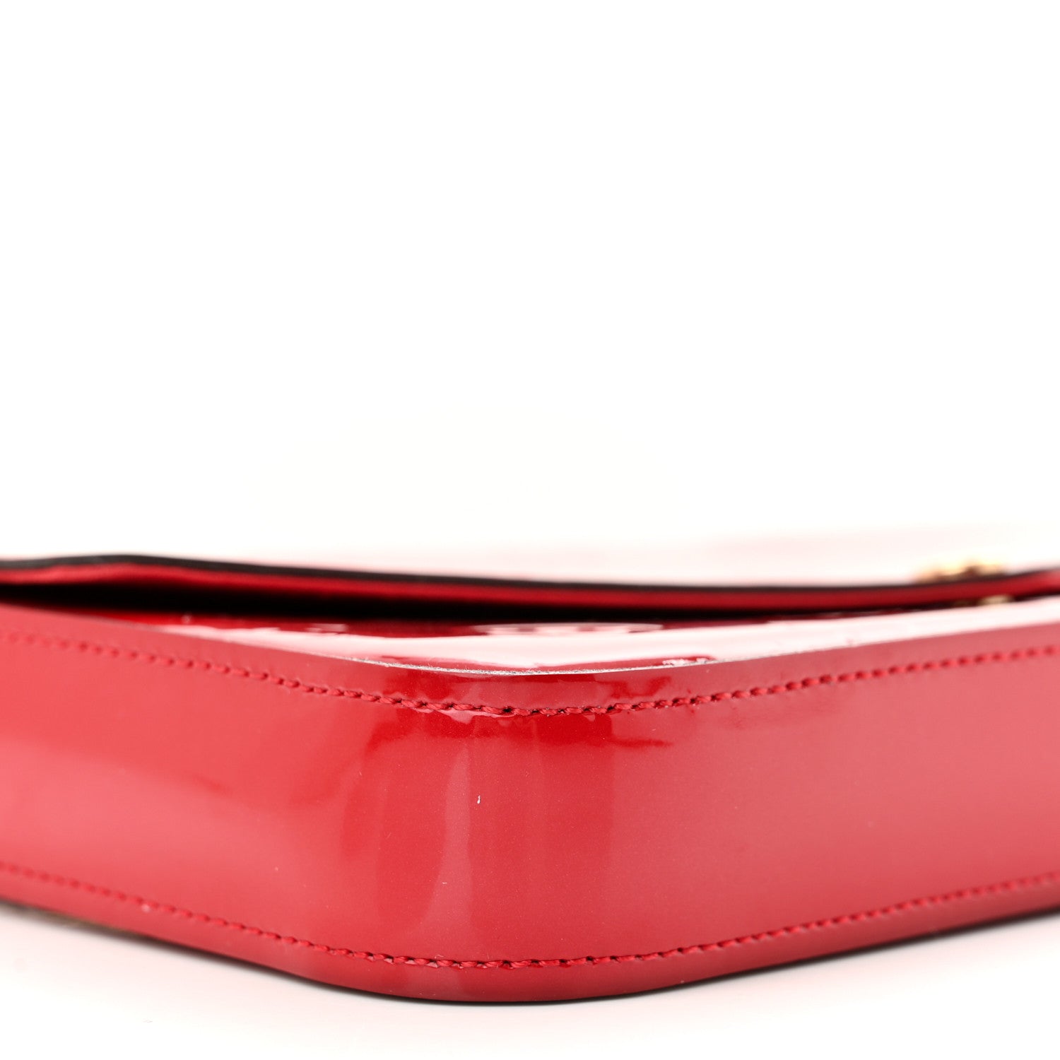 Louis Vuitton Vernis Felicie Pochette Chain Wallet Cherry 10 of 13