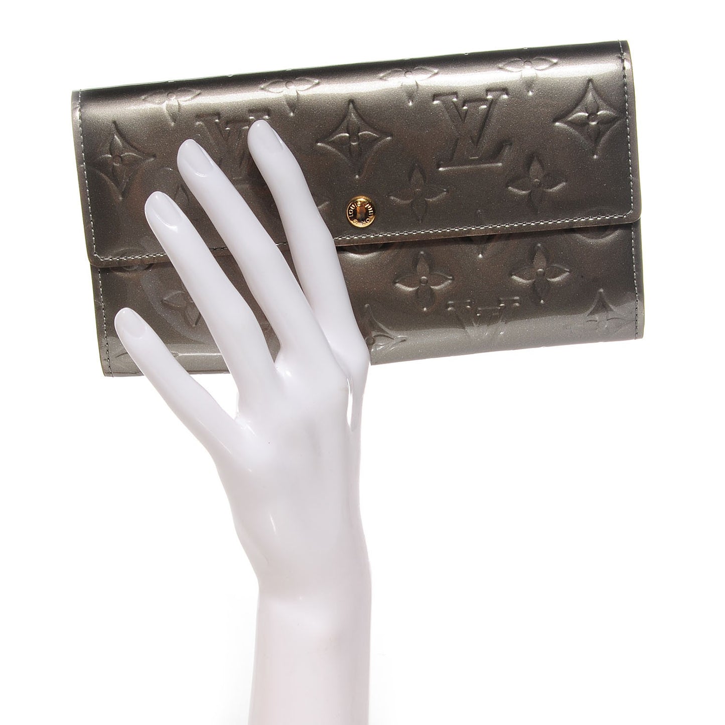 Vernis Sarah Wallet Gris Art Deco