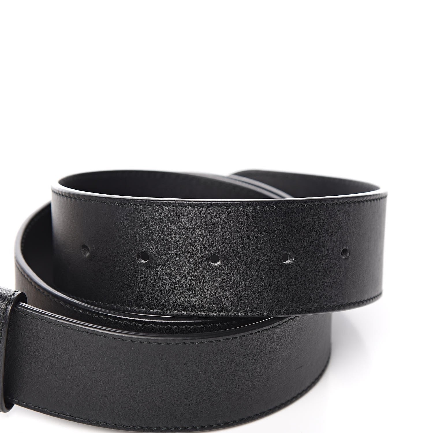 Gucci Calfskin Double G 40mm Belt 85 34 Black 4 of 7
