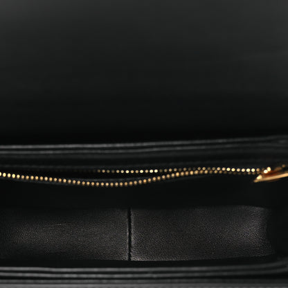 Celine Shiny Calfskin Teen Triomphe Black 5 of 14