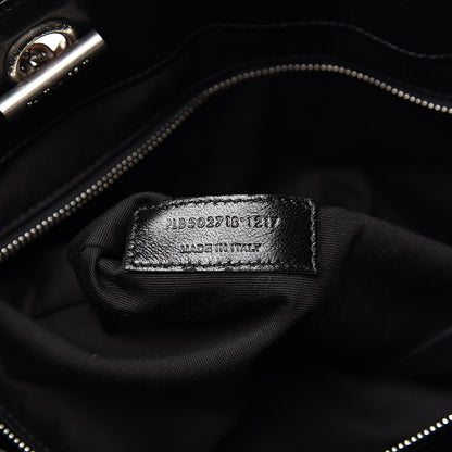 Saint Laurent Calfskin Y Quilted Monogram Large Loulou Shopper Black 8 of 15