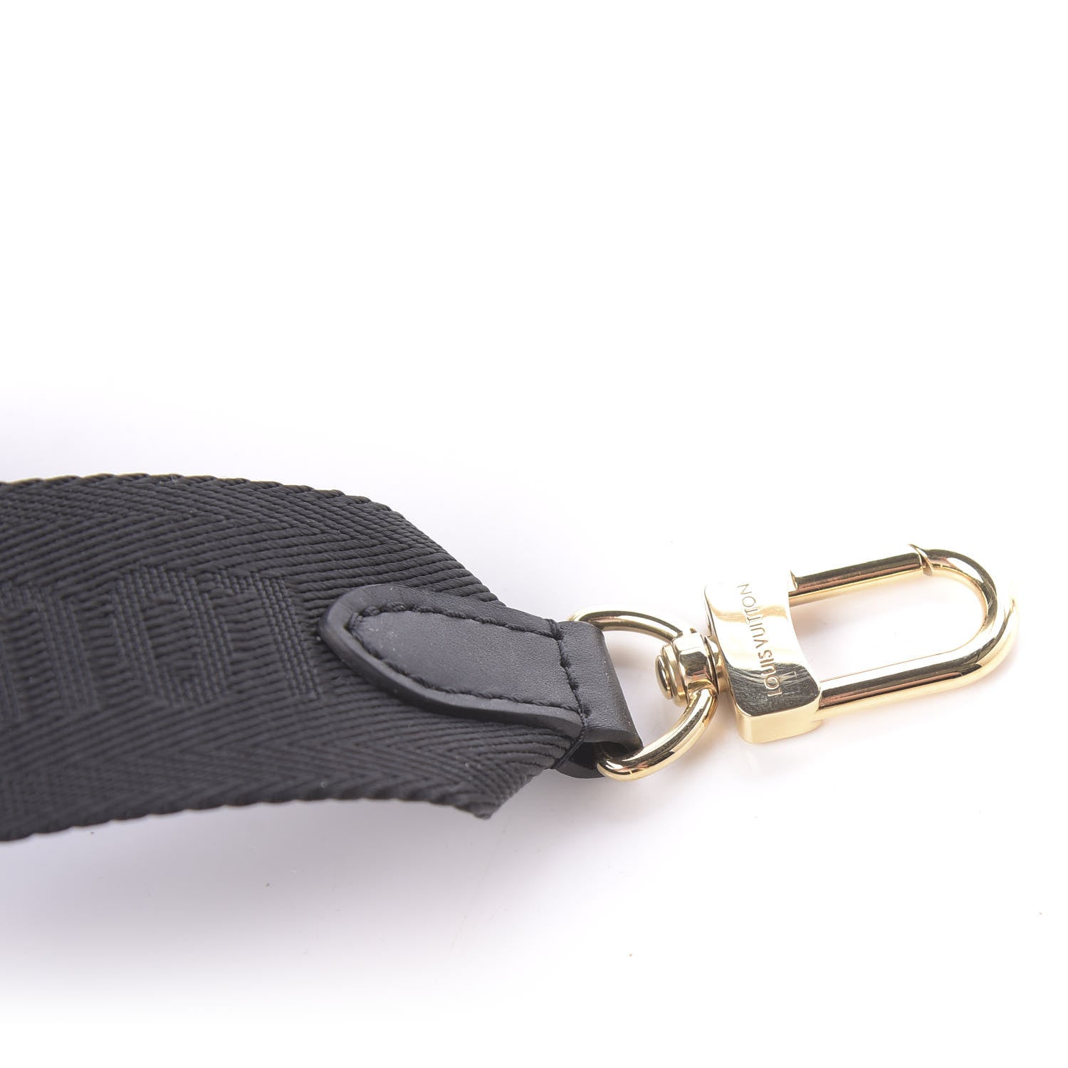 Louis Vuitton Nylon Petite Malle Souple Shoulder Strap Black 4 of 4